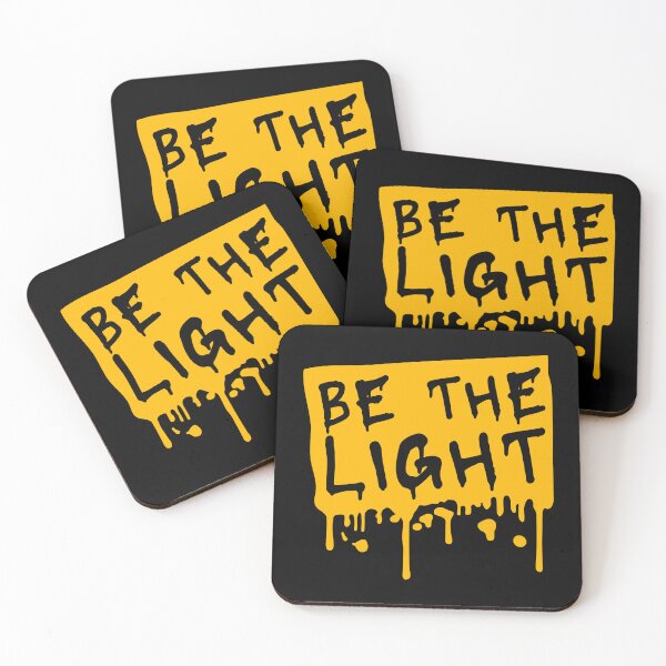 Item preview, Be The Light Be Kind Inspirational Positivity Text designed and sold by shirt-o-mat.