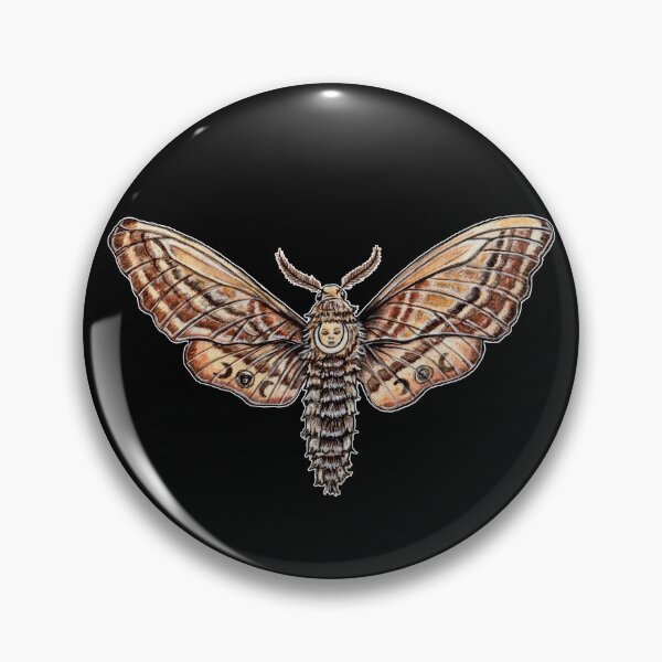 Artikelvorschau, Halbmondgöttin-Schmetterling, Aquarell, heidnische Hexenkunst entworfen und verkauft von esmavart.
