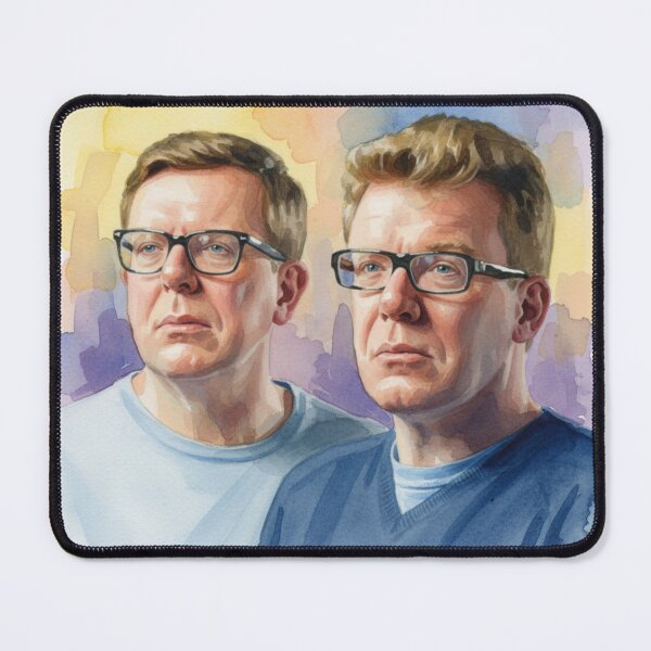Item preview, The Proclaimers, watercolour. designed and sold by Pinkgnomie.