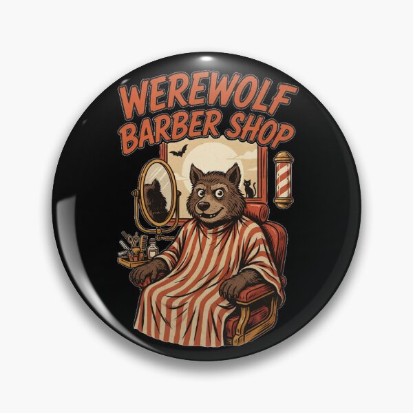 Item preview, Halloween Werewolf – Werewolf Barber Shop designed and sold by No Excuses Supply.