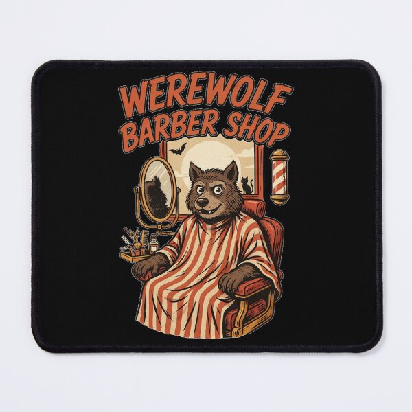 Item preview, Halloween Werewolf – Werewolf Barber Shop designed and sold by No Excuses Supply.