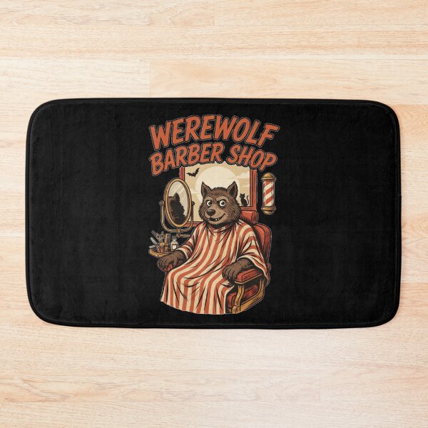 Item preview, Halloween Werewolf – Werewolf Barber Shop designed and sold by No Excuses Supply.