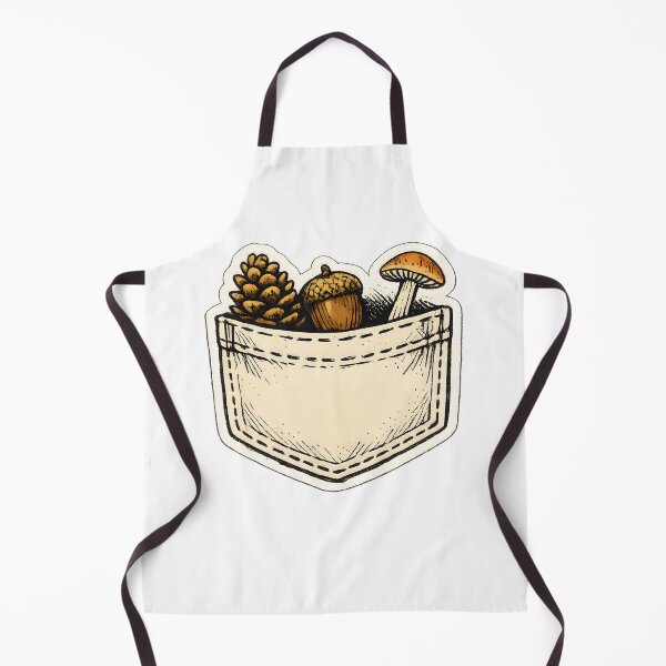 Item preview, Forest Pocket Foraging Hand Drawn Nature Illustration designed and sold by Naviora.