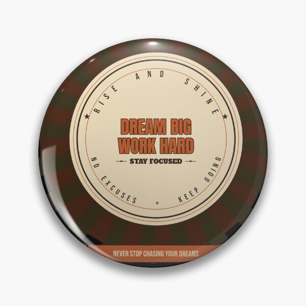 Item preview, Rise and Shine Retro Motivational Badge designed and sold by GP Creations.