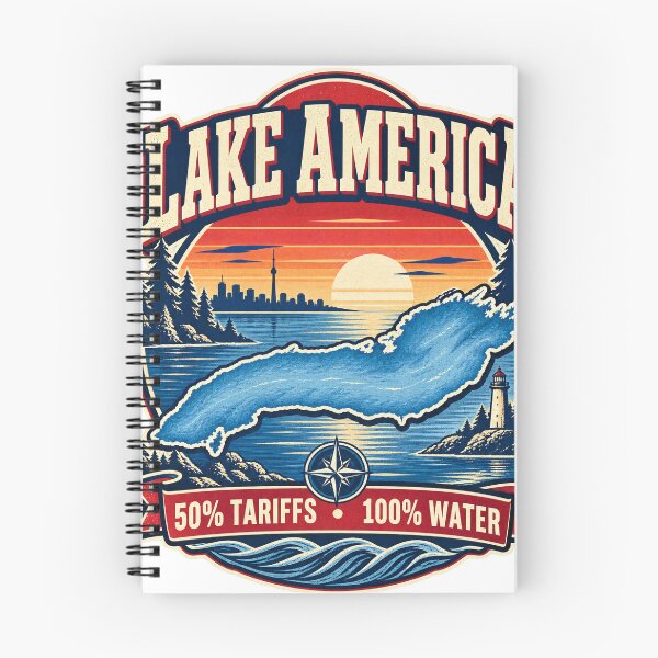 Item preview, Lake America - 50% Tariffs, 100% Water designed and sold by ShineEyePirate.