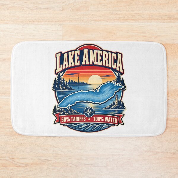Item preview, Lake America - 50% Tariffs, 100% Water designed and sold by ShineEyePirate.
