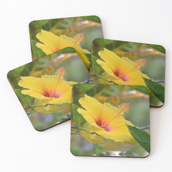 Item preview, Vibrant Yellow Hibiscus Flower in Tropical Sunlight designed and sold by MiraNadaPrints.