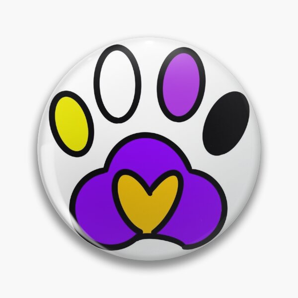 Item preview, nonbinary paw designed and sold by the-impawium.