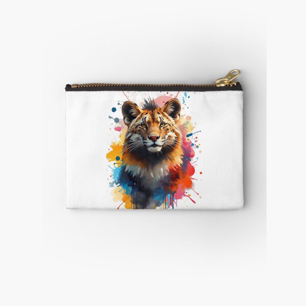 Item preview, Tiger Portrait Colorful art designed and sold by Modern-Tropical.