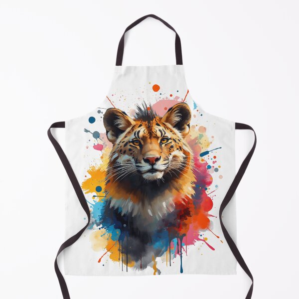 Item preview, Tiger Portrait Colorful art designed and sold by Modern-Tropical.