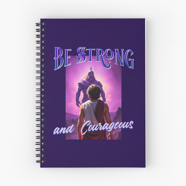 Item preview, Be Strong and Courageous David and Goliath Christian Faith designed and sold by Sachie's Studio.