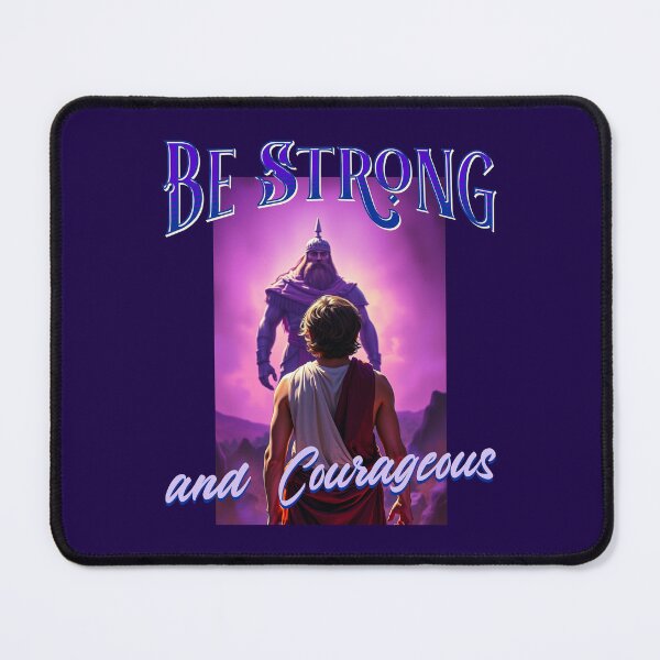Item preview, Be Strong and Courageous David and Goliath Christian Faith designed and sold by Sachie's Studio.