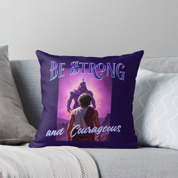 Item preview, Be Strong and Courageous David and Goliath Christian Faith designed and sold by Sachie's Studio.