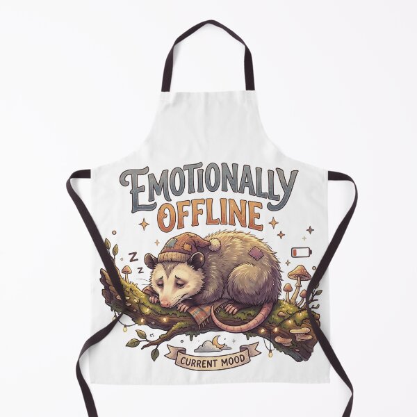 Item preview, Emotionally Offline - cute opossum designed and sold by StellarBees.