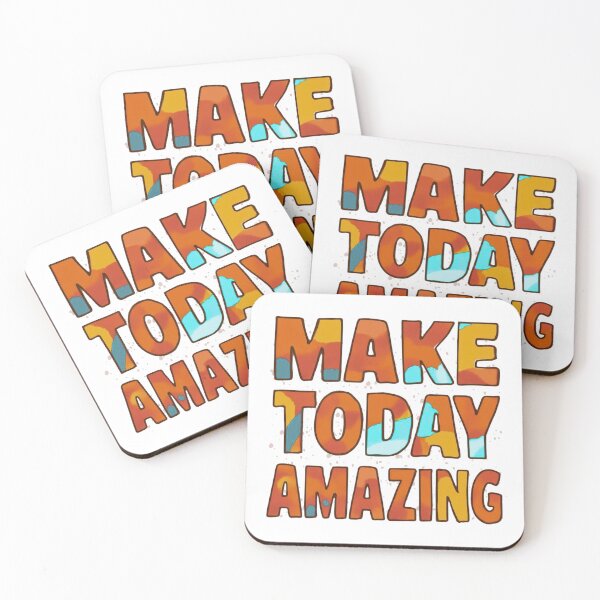 Item preview, Make Today Amazing Typography designed and sold by Modern-Tropical.