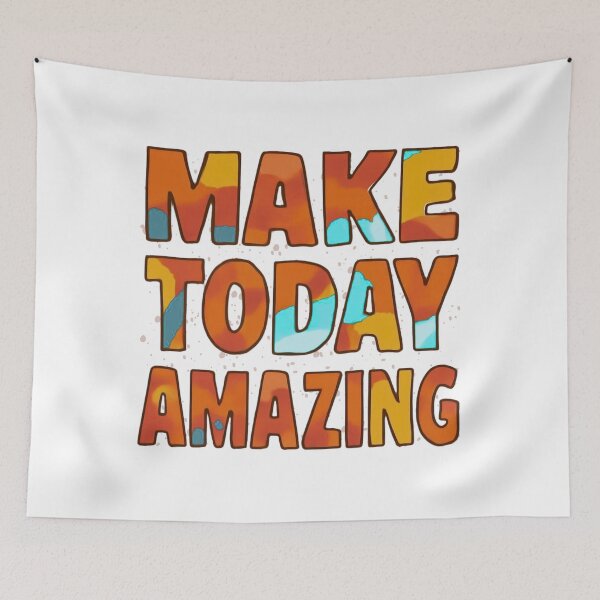 Item preview, Make Today Amazing Typography designed and sold by Modern-Tropical.