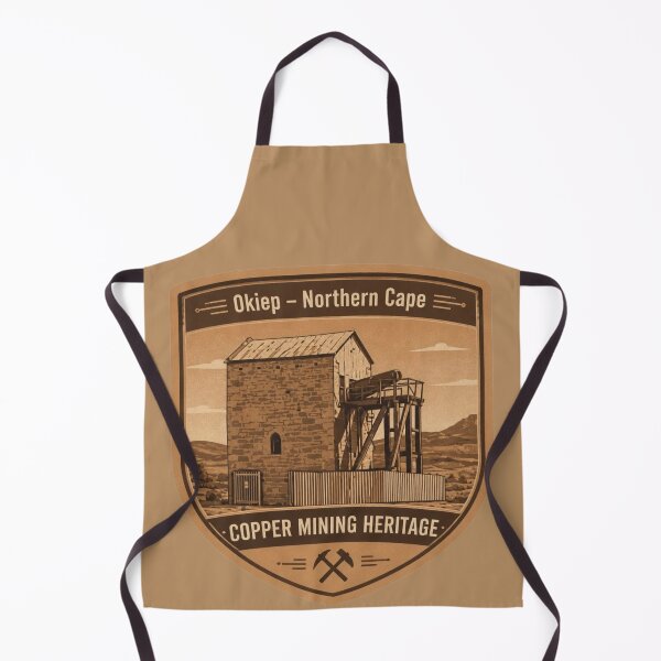 Item preview, Okiep Copper Mining Heritage Shield – Northern Cape South Africa designed and sold by The Digital Compass.