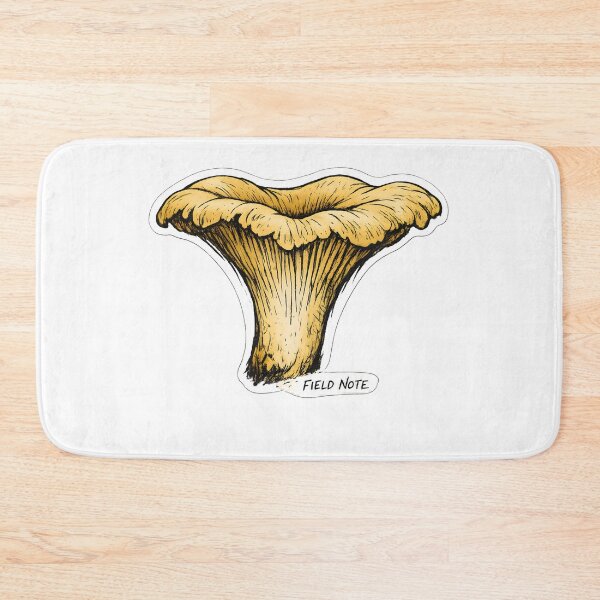 Item preview, Chanterelle Field Note Hand Drawn Mushroom Illustration designed and sold by Naviora.
