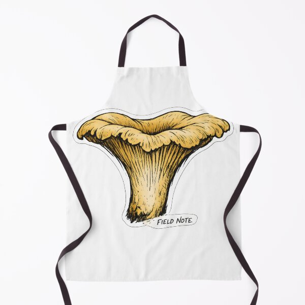 Item preview, Chanterelle Field Note Hand Drawn Mushroom Illustration designed and sold by Naviora.