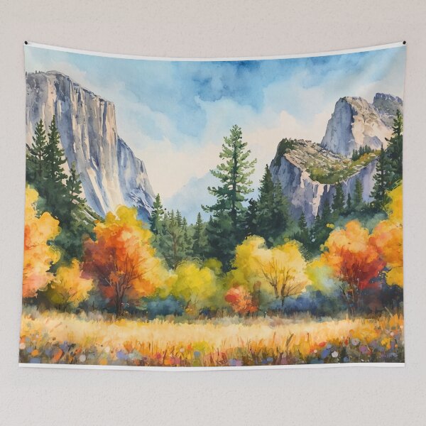 Item preview, Mountain Landscape in Fall designed and sold by Modern-Tropical.
