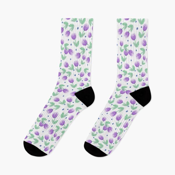 Item preview, Scattered Violet Flowers  designed and sold by shannondoucette.