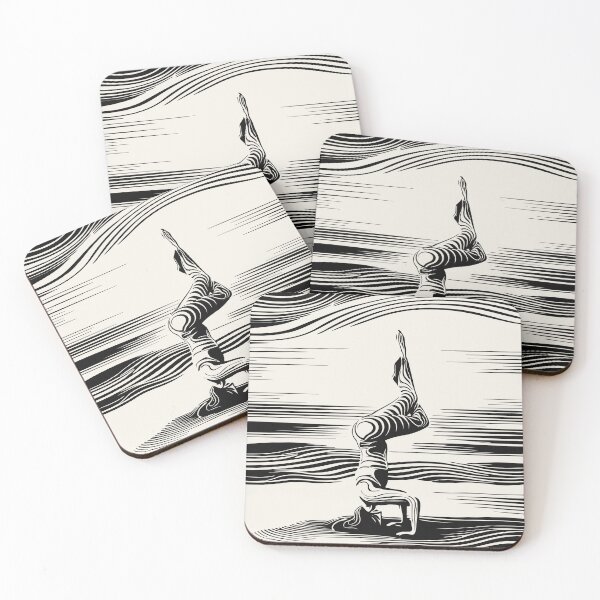 Item preview, Minimalist Yoga Print, Modern Meditation Decor designed and sold by Studio pod Burom.