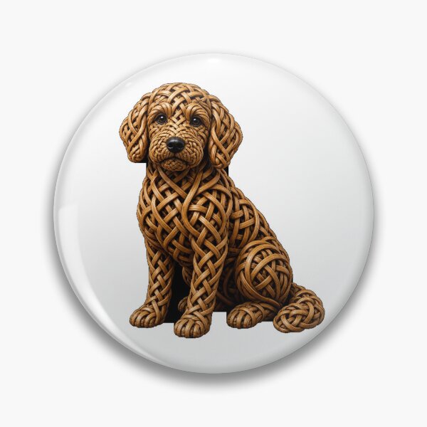 Item preview, Celtic Knot Goldendoodle designed and sold by Freckled-Monkey.