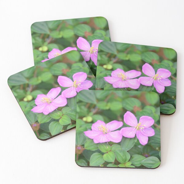 Item preview, Pair of Bright Pink Spanish Shawl Flowers designed and sold by MiraNadaPrints.