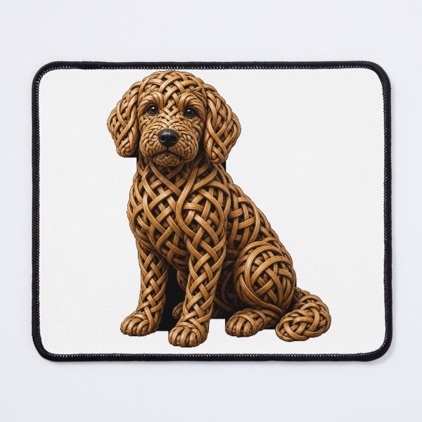 Artikelvorschau, Goldendoodle mit keltischem Knoten entworfen und verkauft von Freckled-Monkey.