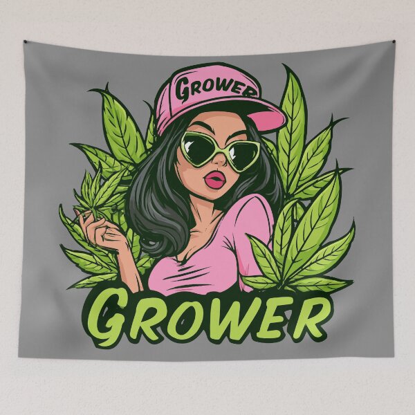 Item preview, Pink Hat Lady Grower designed and sold by RichardRags.