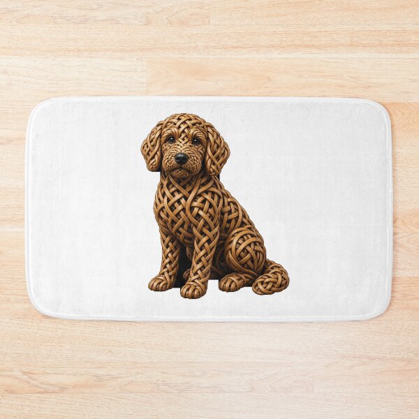 Item preview, Celtic Knot Goldendoodle designed and sold by Freckled-Monkey.