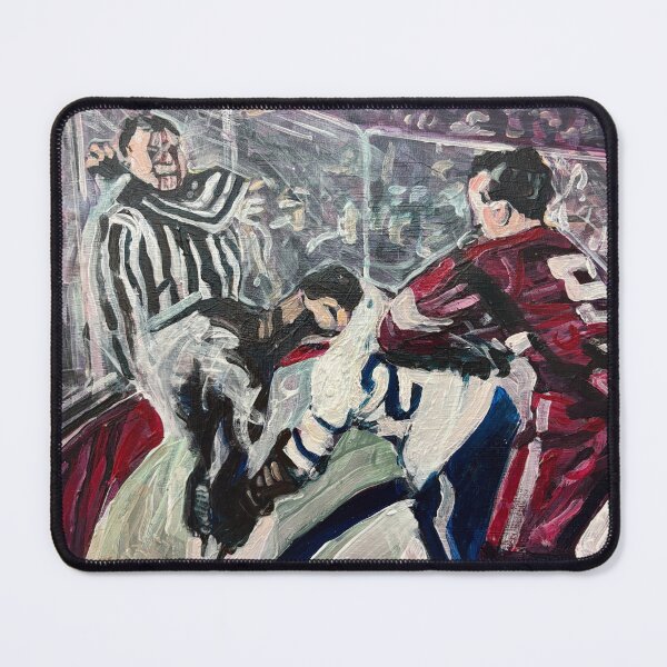 Item preview, Elbows Up – Original Canadian Hockey Painting designed and sold by paulsyme.