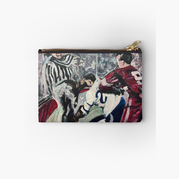 Item preview, Elbows Up – Original Canadian Hockey Painting designed and sold by paulsyme.