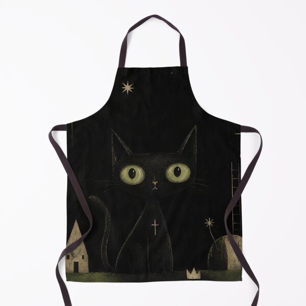 Item preview, Hallows Eve Black Cat Green designed and sold by NewAgerJul.
