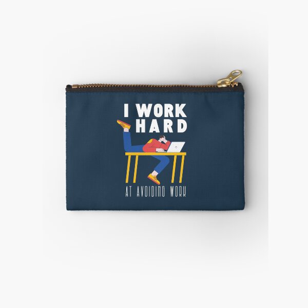 Item preview, I Work Hard At Avoiding Work - Funny Office & Corporate Humor Graphic designed and sold by knappidesign.