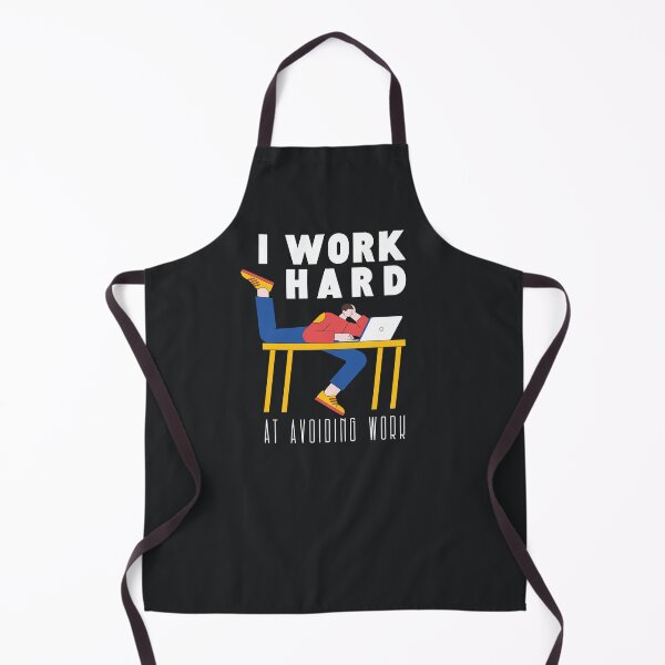 Item preview, I Work Hard At Avoiding Work - Funny Office & Corporate Humor Graphic designed and sold by knappidesign.