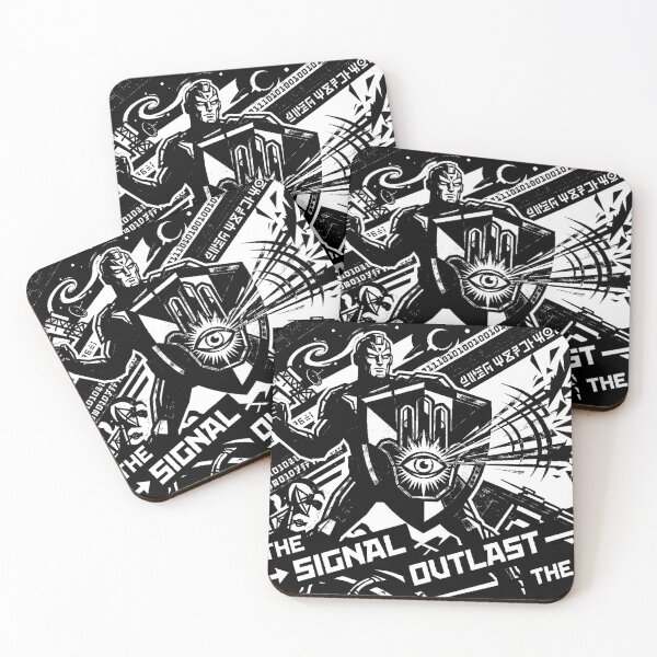 Item preview, Let the signal outlast the noise b&w designed and sold by FRDancers.