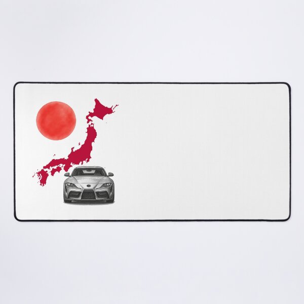 Item preview, Modern Japanese Inline-6 Coupe with Red Japan Map and Rising Sun Sketch designed and sold by FANTASYoDarknes.