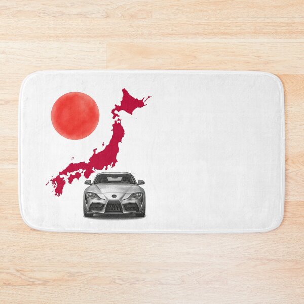 Item preview, Modern Japanese Inline-6 Coupe with Red Japan Map and Rising Sun Sketch designed and sold by FANTASYoDarknes.