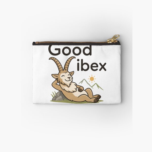 Item preview, Good Ibex – Funny Mountain Goat Animal Pun designed and sold by NicramR.