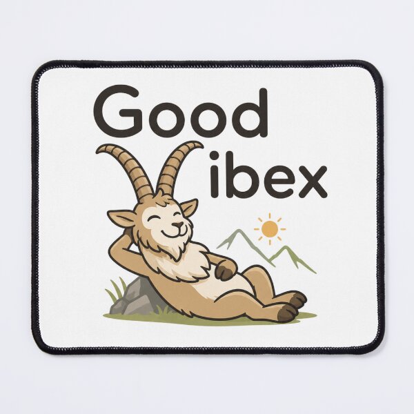 Item preview, Good Ibex – Funny Mountain Goat Animal Pun designed and sold by NicramR.