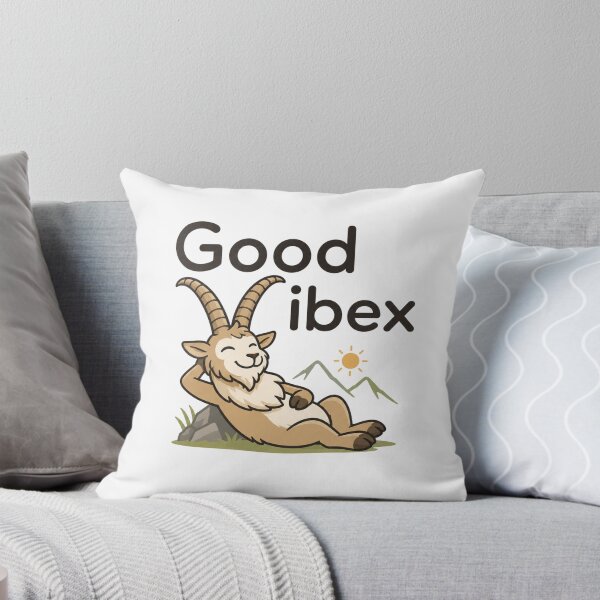 Item preview, Good Ibex – Funny Mountain Goat Animal Pun designed and sold by NicramR.
