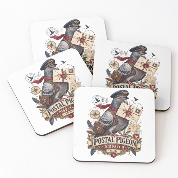 Item preview, Vintage Postal Pigeon Dispatch No. 07 designed and sold by Mosslume Studio.