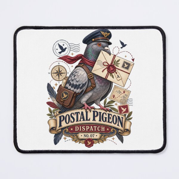 Item preview, Vintage Postal Pigeon Dispatch No. 07 designed and sold by Mosslume Studio.