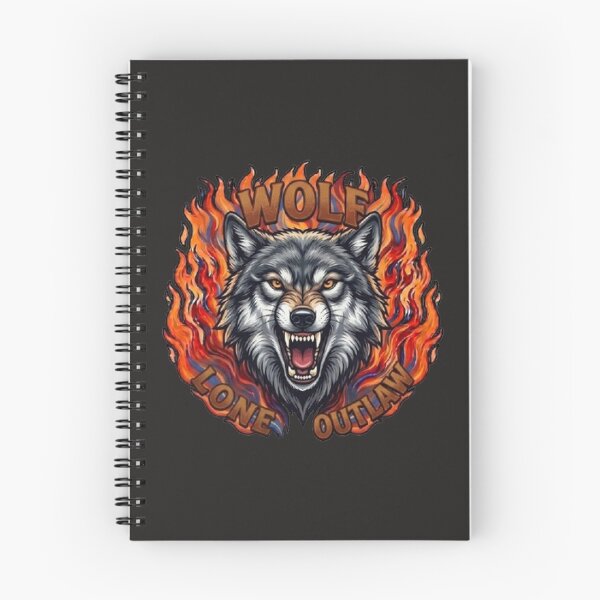 Item preview, WOLF - LONE OUTLAW designed and sold by The best online style shop.