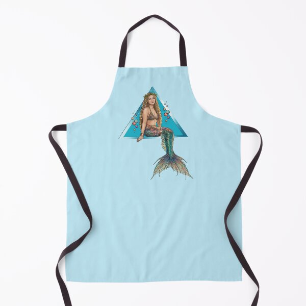 Item preview, MERMAID, OCEAN ART, MARINE CREATURE, BOHO, BOHEMIAN DESIGN designed and sold by classic car craze.