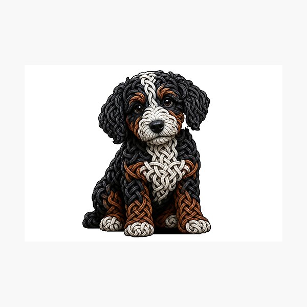 Item preview, Celtic Knot Bernedoodle designed and sold by Freckled-Monkey.