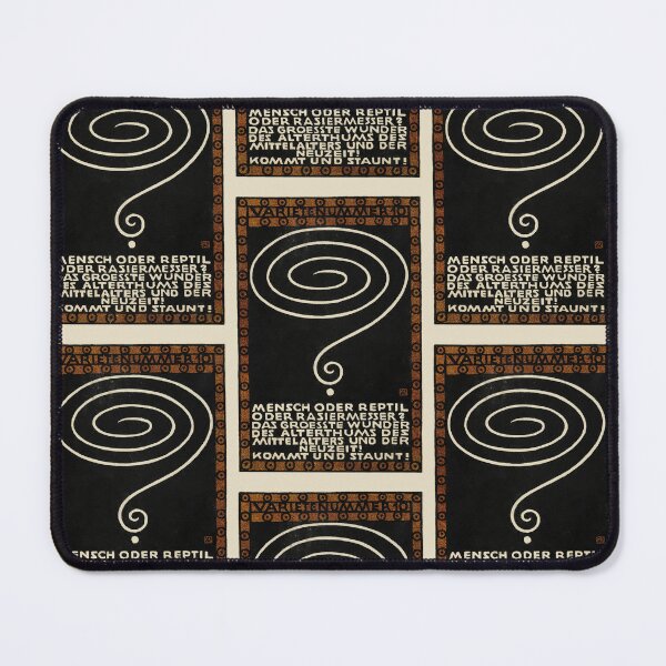 Item preview, Vintage color lithograph, Man or Reptile or Razor?" designed and sold by stevepaint.