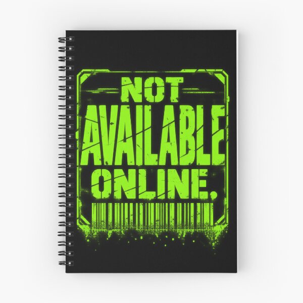 Item preview, Not Available Online – Neon Green Industrial Barcode Typography designed and sold by Anyshca.