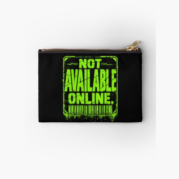 Item preview, Not Available Online – Neon Green Industrial Barcode Typography designed and sold by Anyshca.